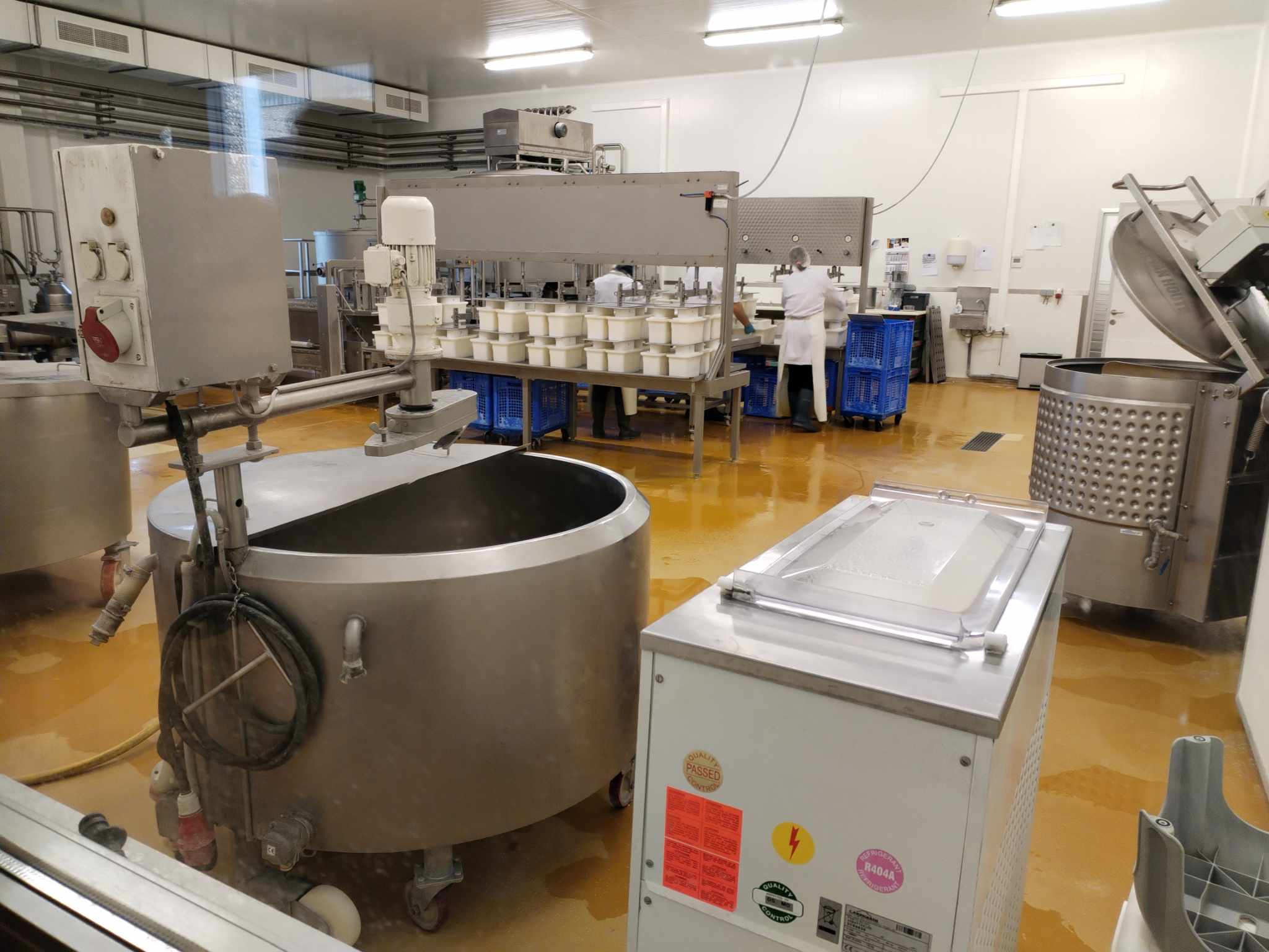 Visite de la fromagerie du Bailly à Soignies