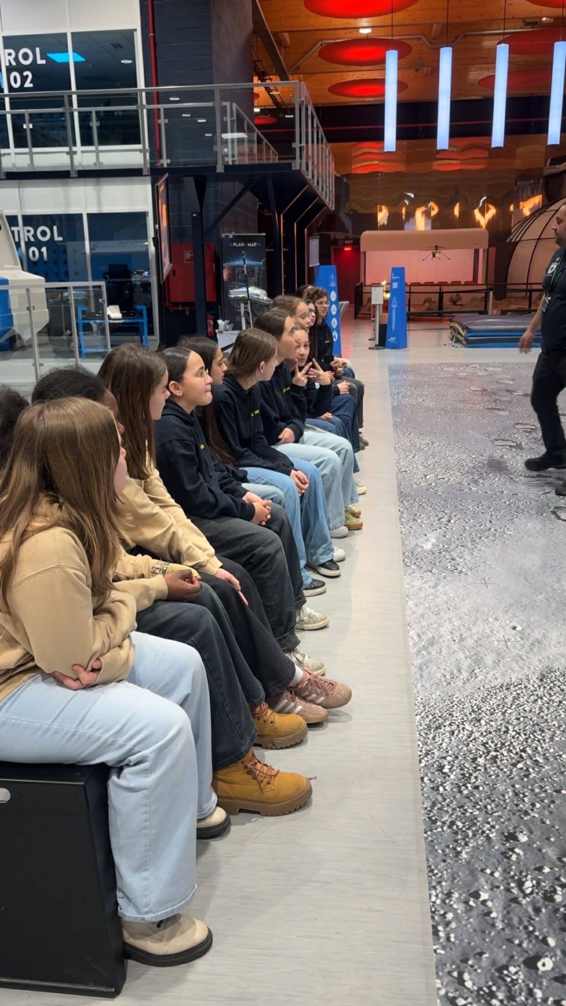 Les élèves de 1F et 1h à l’Euro Space Center