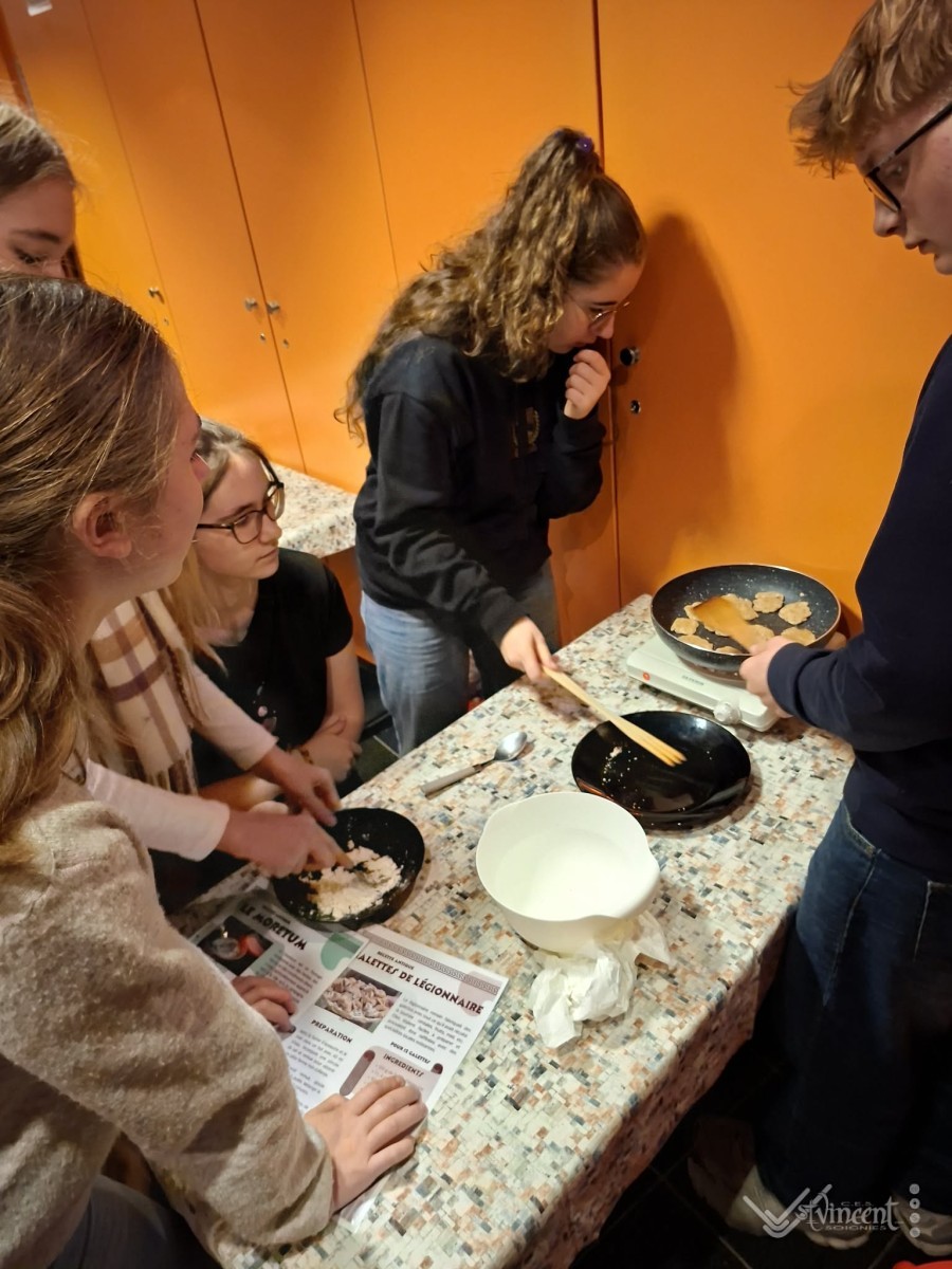 Visite des 3e ABI à l'espace gallo-romain à Ath