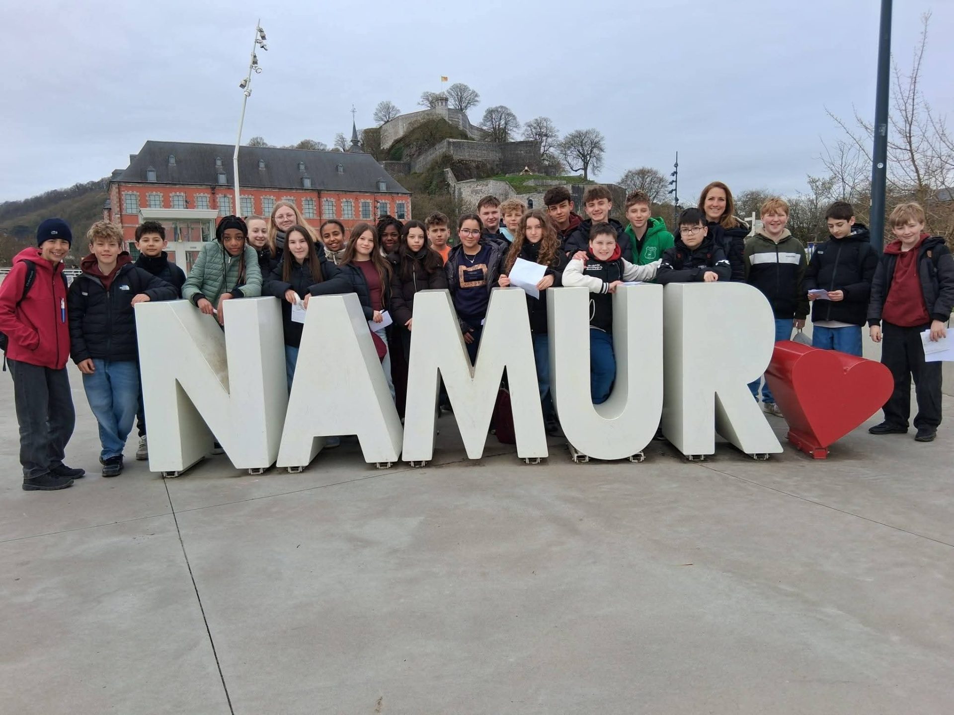 Excursion des 1P à Namur